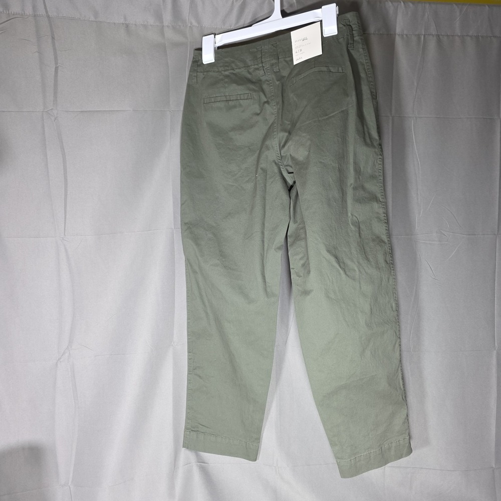 A New Day Women's Cropped‎ High Rise Olive Pants 4R NWT